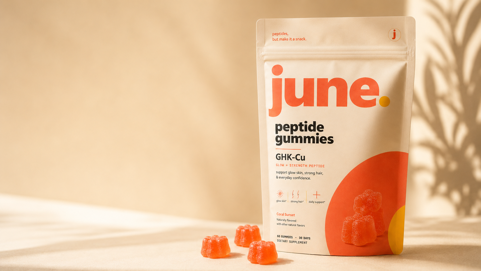 June GHK-Cu gummy pouch